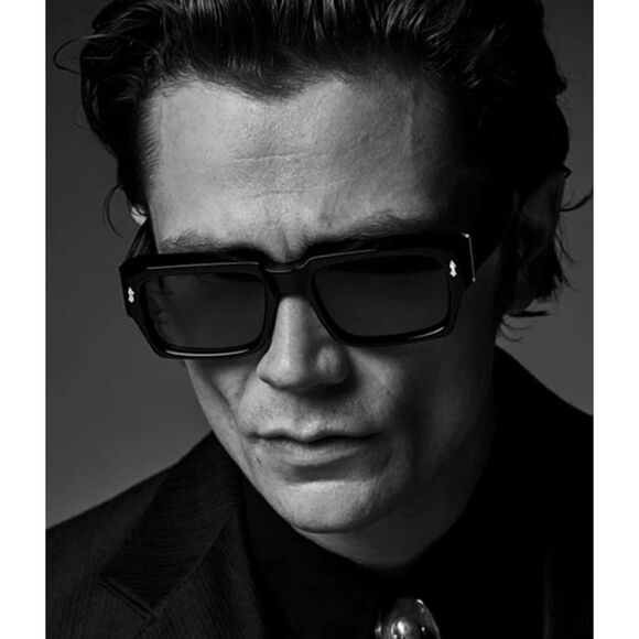 EYLRIM Square Frame Sunglasses for Men and Women Chunky Rectangle UV400 Shades - Picture 2 of 5